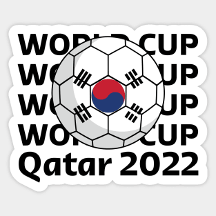 World Cup Qatar 2022  - Team South Korea Sticker